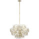 Julie Neill Gianna LED 24 inch Hand-Rubbed Antique Brass Chandelier Ceiling Light