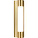 C&M by Chapman & Myers Loring LED 5 inch Burnished Brass Vanity Light Wall Light