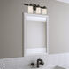 Manhattan 3 Light 22.5 inch Polished Black Chrome Vanity Sconce Wall Light