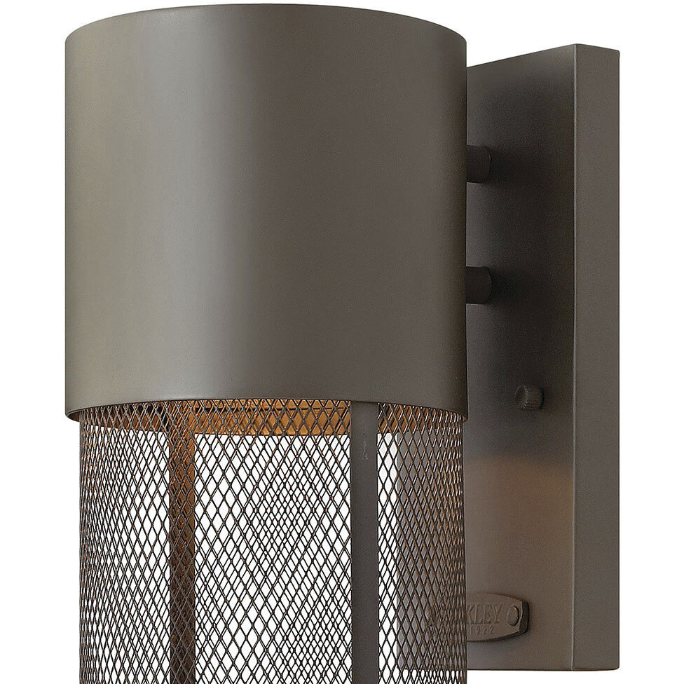Aria LED 16 inch Buckeye Bronze Outdoor Wall Mount Lantern, Small