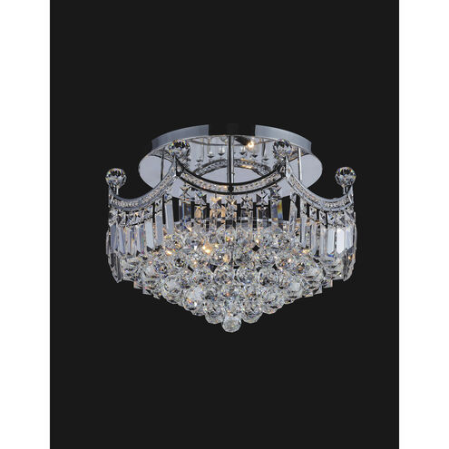 Amanda 8 Light 20 inch Chrome Flush Mount Ceiling Light