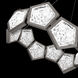 Starlight Starbright LED 11 inch Antique Nickel Chandelier Ceiling Light