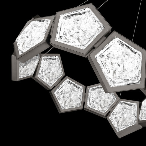 Starlight Starbright LED 11 inch Antique Nickel Chandelier Ceiling Light