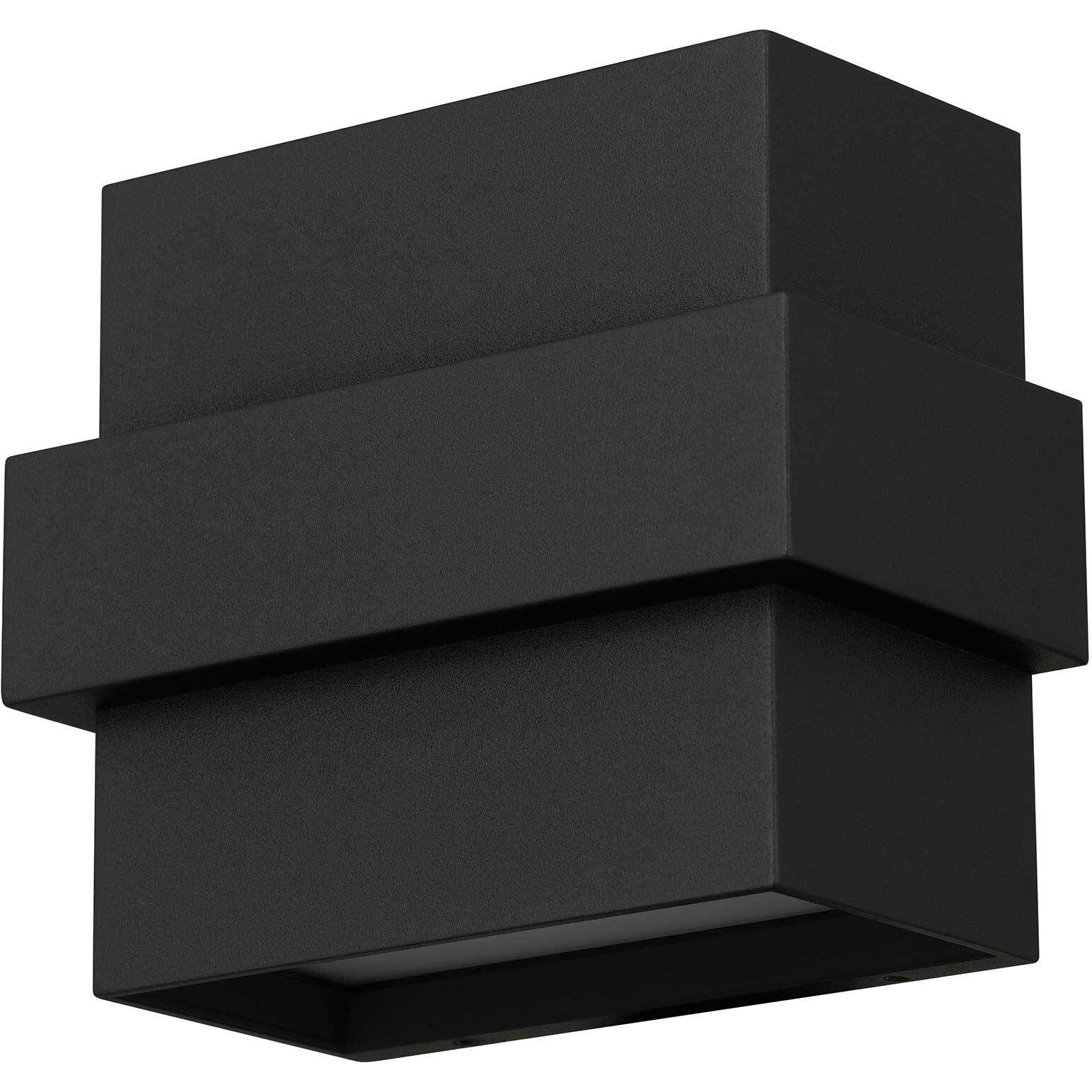 Summit LED 5 inch Sand Black Outdoor Wall Sconce