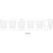 Astor 5 Light 36 inch Matte Black Vanity Wall Light