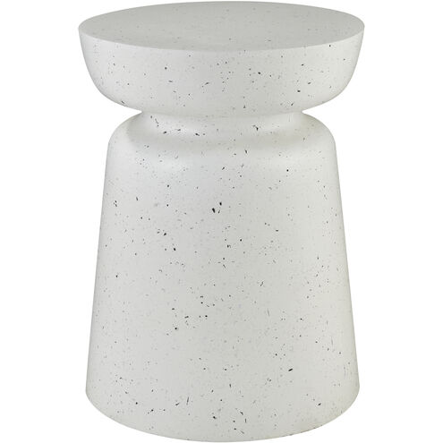 Dash 15 inch White Accent Table