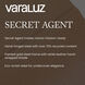 Secret Agent 28 inch 14 watt Gold and White Leather Table Lamp Portable Light