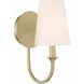 Payton 1 Light 5.5 inch Vibrant Gold Sconce Wall Light