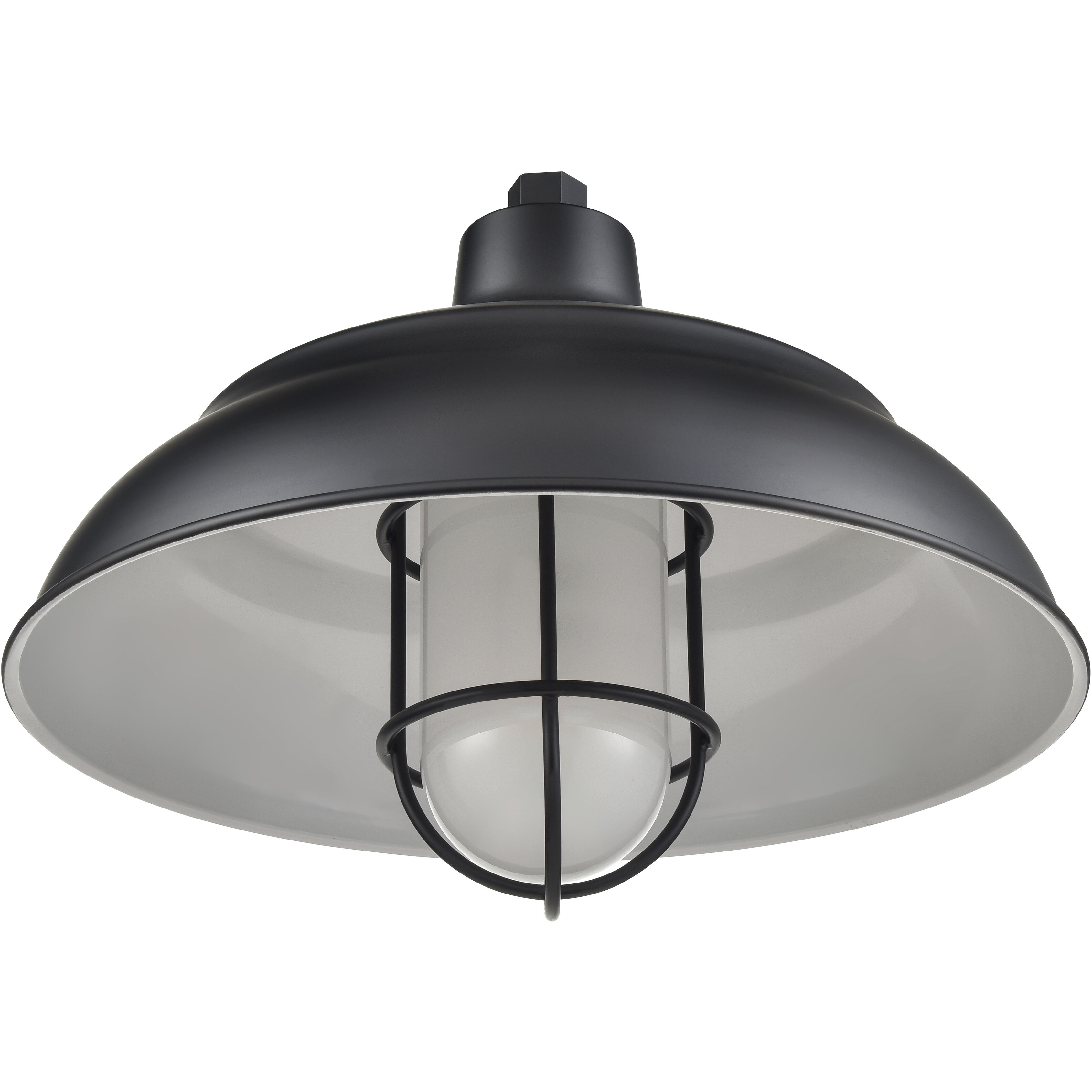 R-Series Satin Black 17 inch Outdoor Warehouse Shade