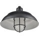 R-Series Satin Black 17 inch Outdoor Warehouse Shade