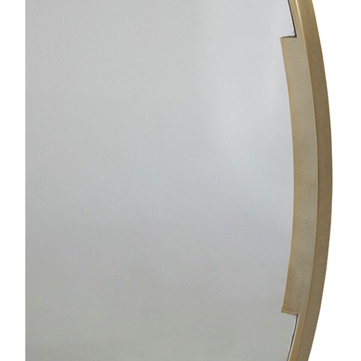 Baker 36 X 36 inch Brushed Gold / Clear Mirror Mirror