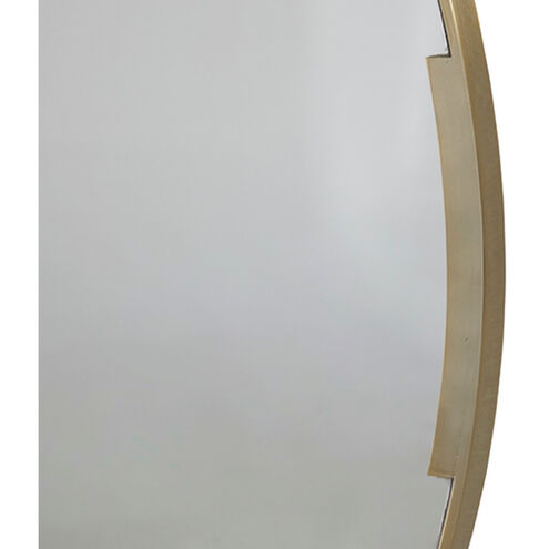 Baker 36 X 36 inch Brushed Gold / Clear Mirror Mirror