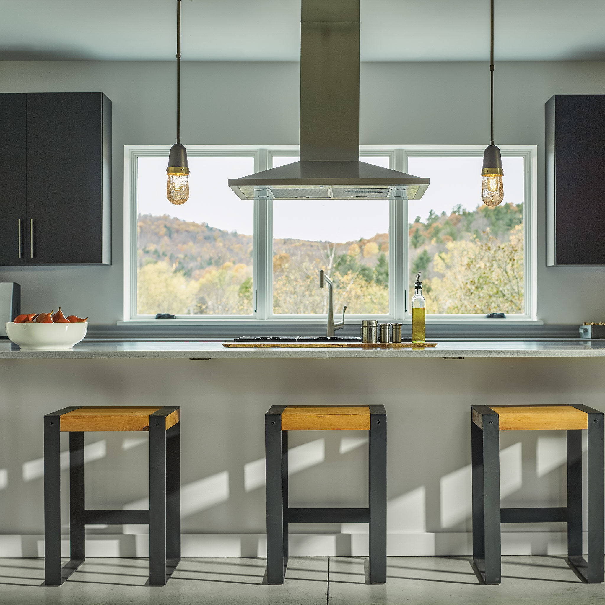 Fizz 1 Light 4.1 inch Natural Iron with Brass Accent Mini Pendant Ceiling Light - Open Box