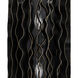Estela 2 Light 10 inch Matte Black and French Gold Wall Sconce Wall Light, Smithsonian Collaboration