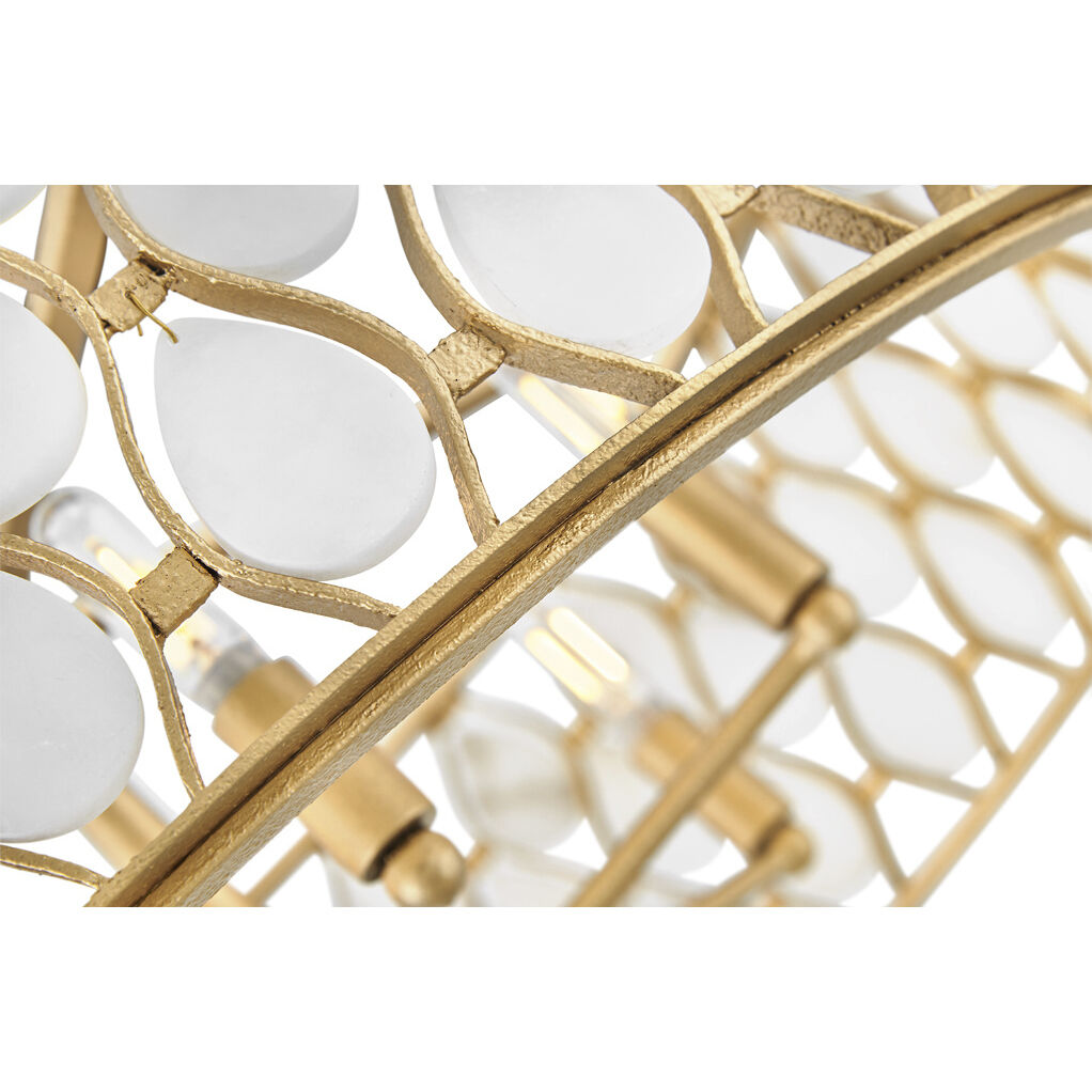 Estie 6 Light 28 inch Piastra Gold Interior Hanging Ceiling Light