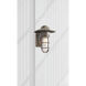 Chapman & Myers Marine2 1 Light 10.5 inch Bronze Outdoor Wall Light in Seeded Glass