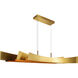 Candora LED 50 inch Brass Island/Pool Table Light Ceiling Light