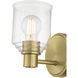 Vessair 1 Light 5 inch Vintage Brass Wall Sconce Wall Light