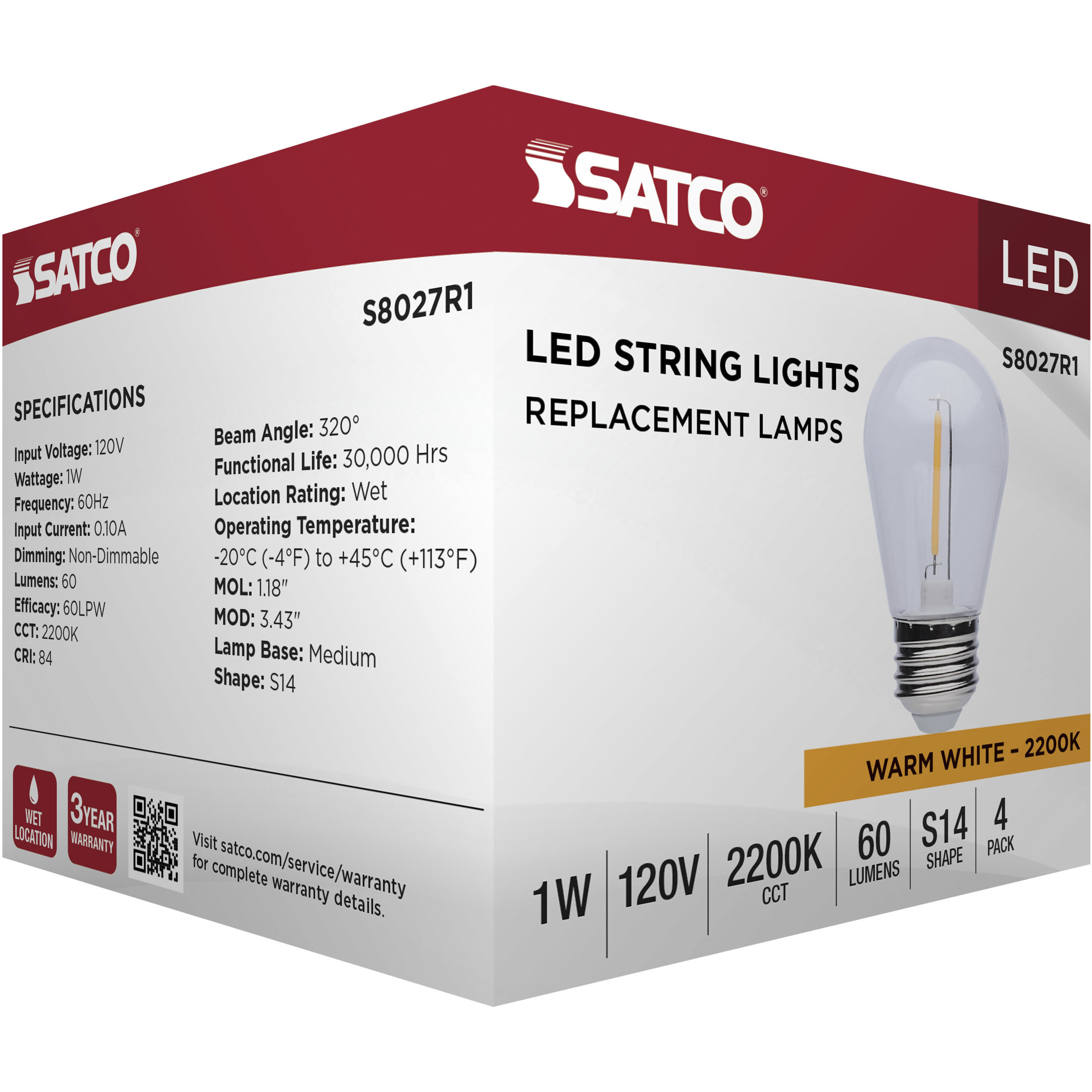 Lumos E26 LED Filament