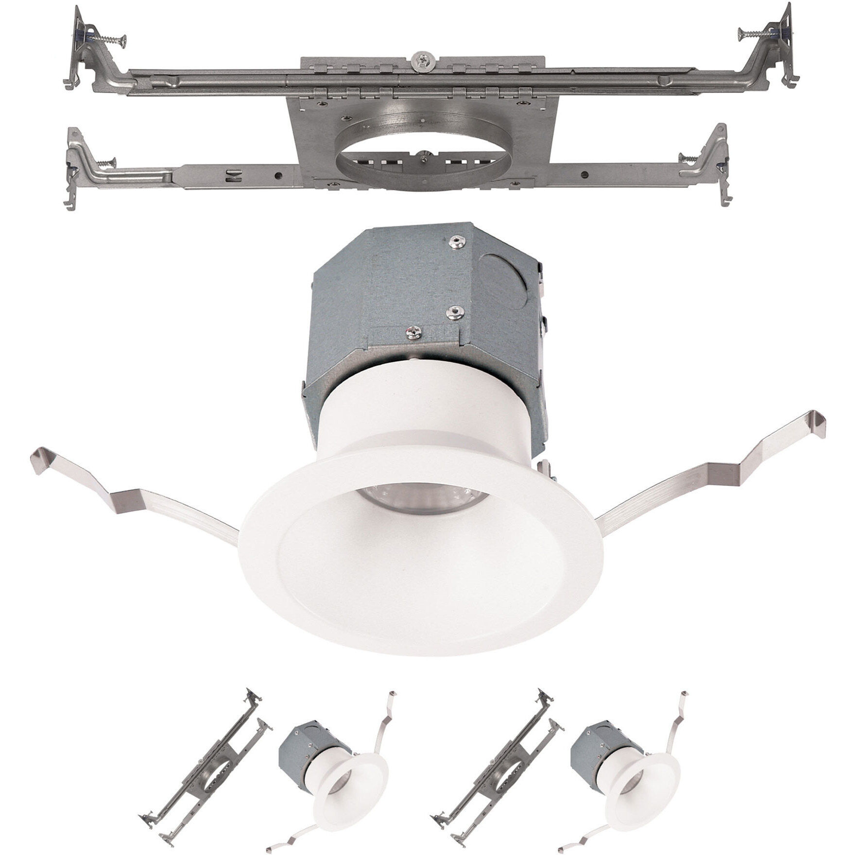 Pop-in LED White Complete Kit Recessed Lighting