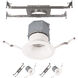 Pop-in LED White Complete Kit Recessed Lighting