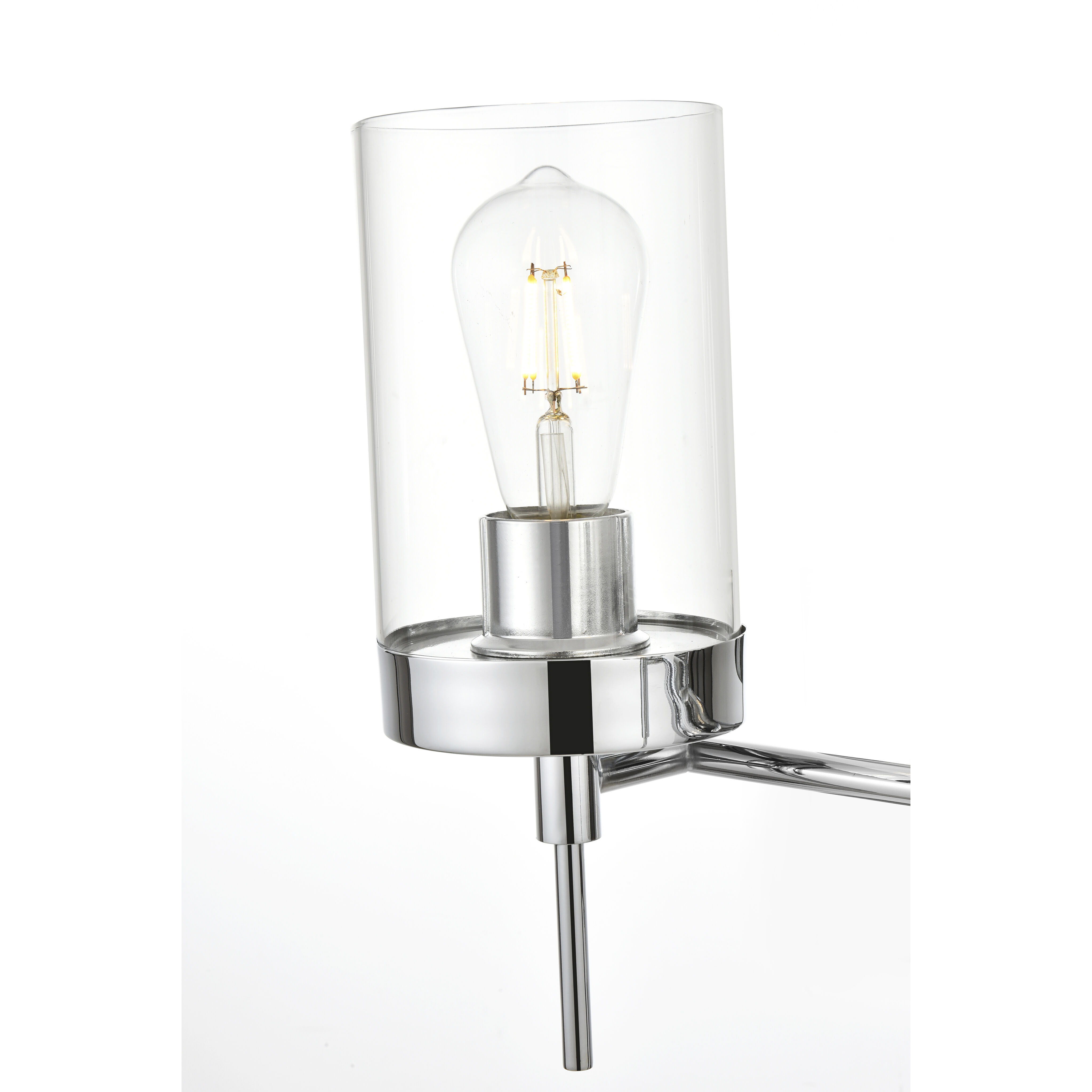 Benny 4 Light 32 inch Chrome Bath Sconce Wall Light