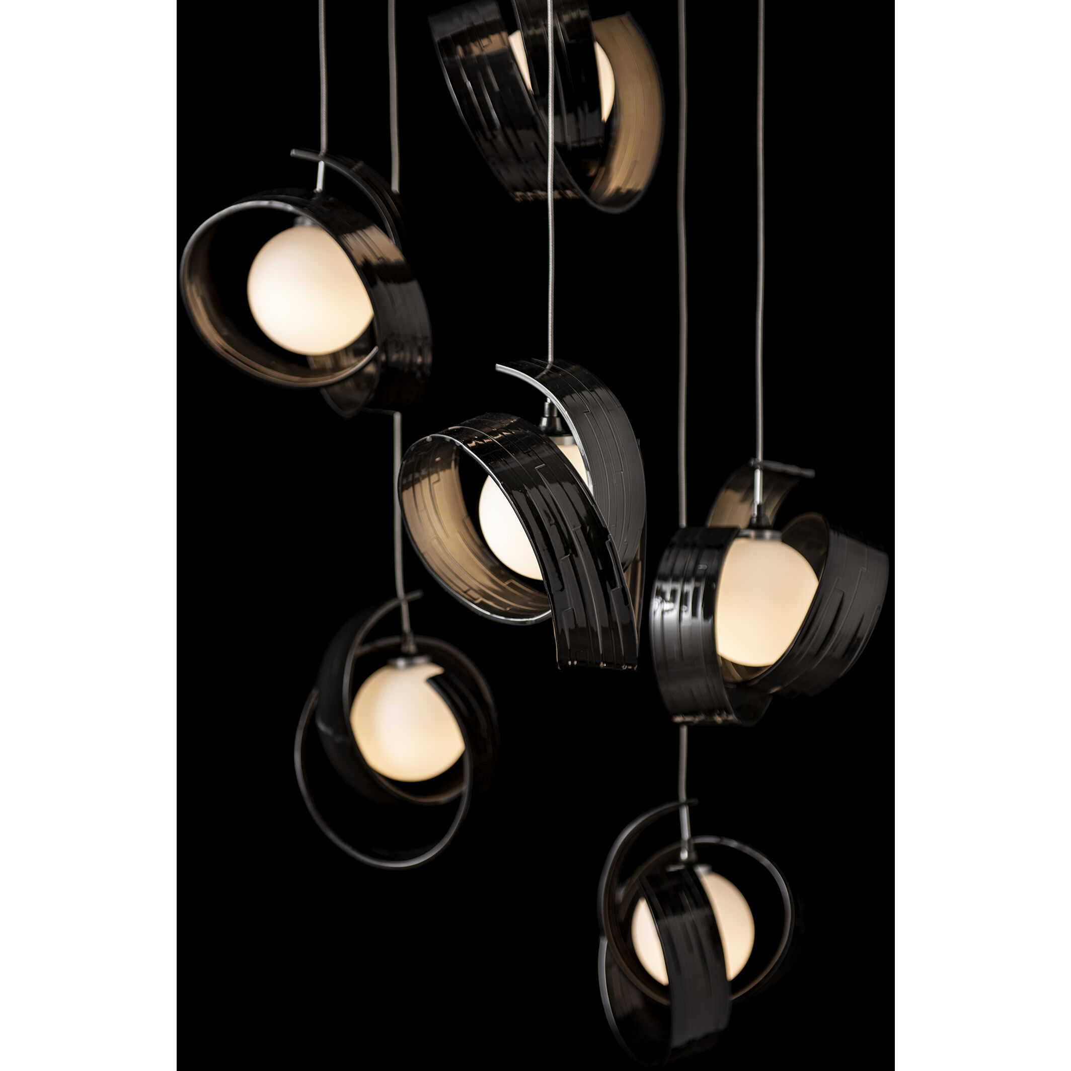 Riza 9 Light 21.1 inch Ink Pendant Ceiling Light