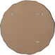 Bern 40 X 40 inch Dark Antique Brushed Brass Wall Mirror