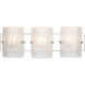 Brilliance 3 Light 23.25 inch Chrome Bath Vanity Wall Light