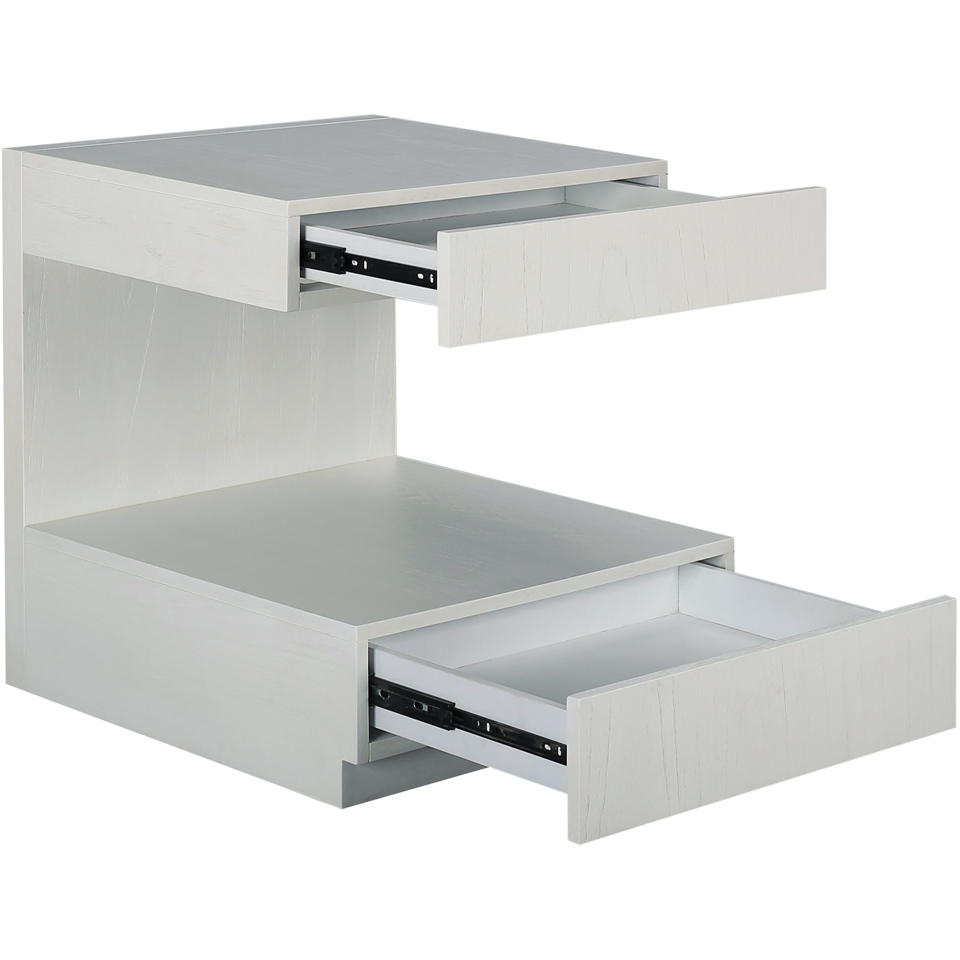 Checkmate 24 X 24 inch White Accent Table