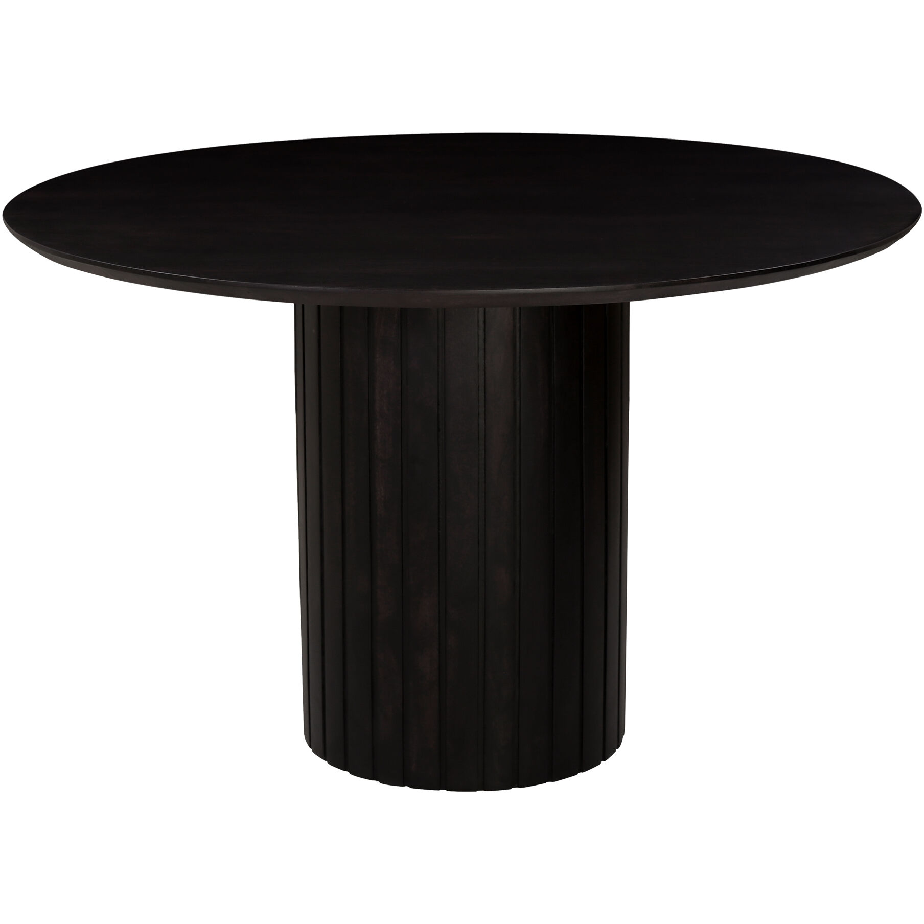 Povera 48 X 48 inch Black Dining Table, Round