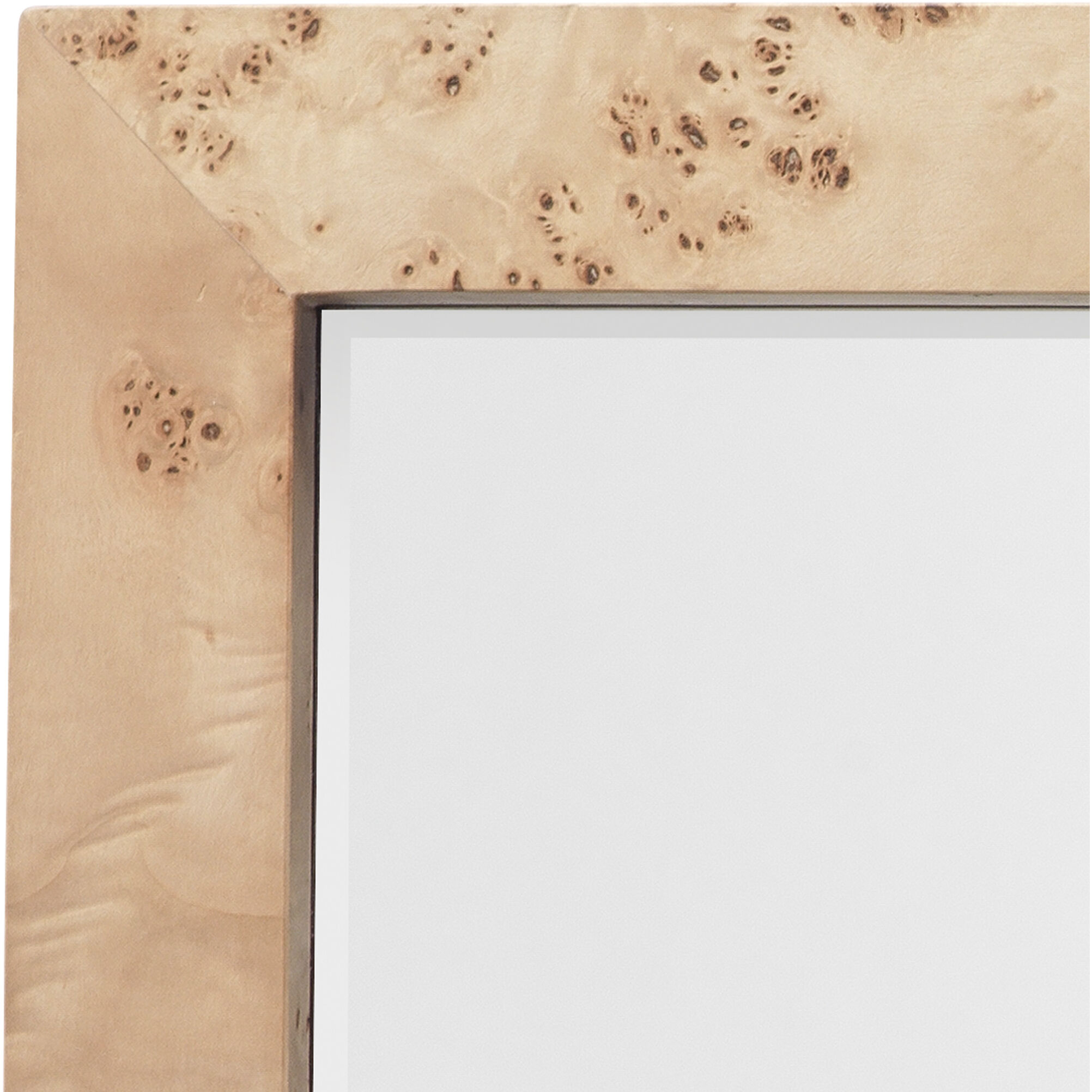 Chandler 33 X 25 inch Natural Burl Wood Wall Mirror