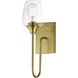 Goblet 1 Light 5 inch Natural Aged Brass Wall Sconce Wall Light