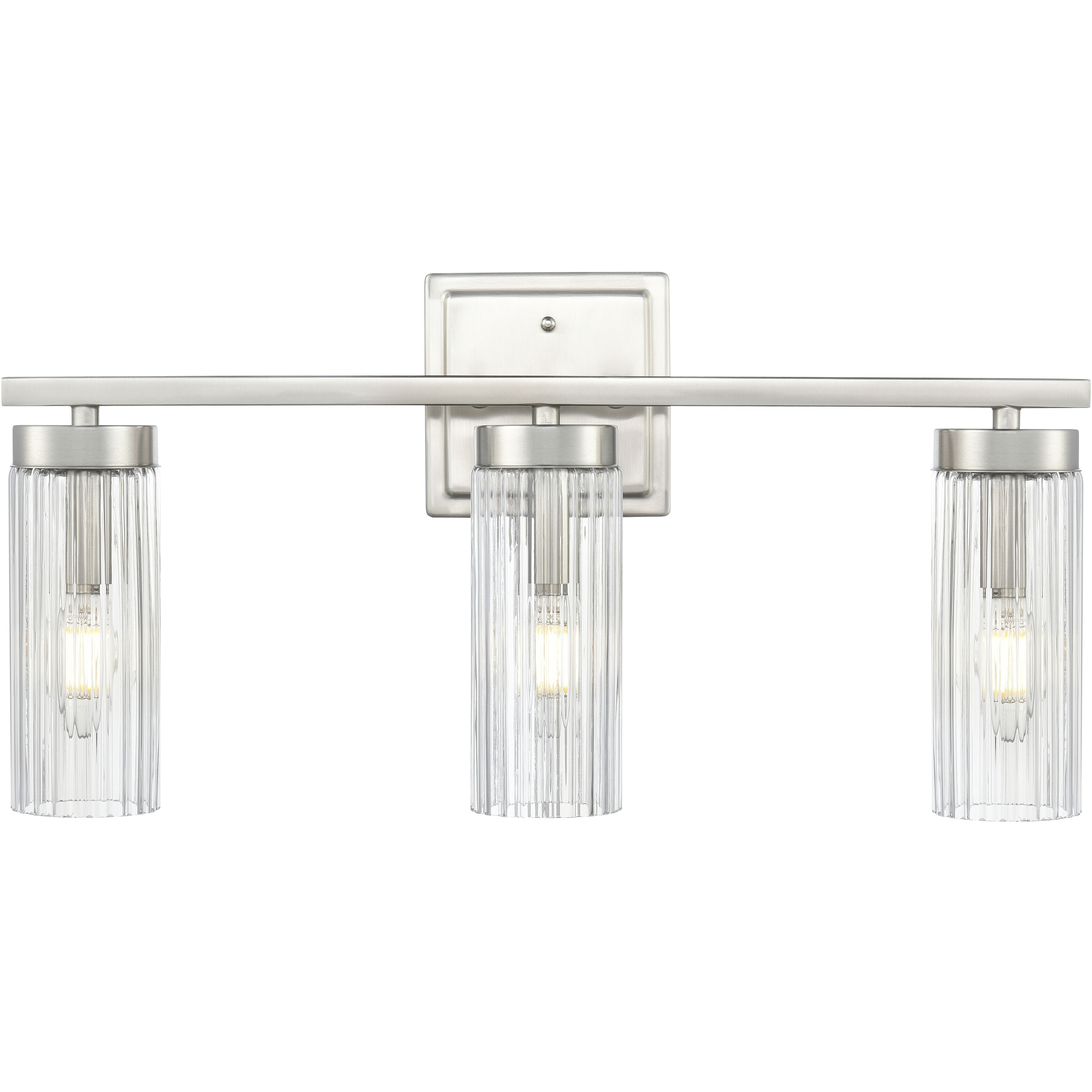 Iversen 3 Light 21 inch Brushed Nickel Bathroom Vanity Light Wall Light