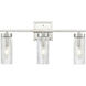 Iversen 3 Light 21 inch Brushed Nickel Bathroom Vanity Light Wall Light