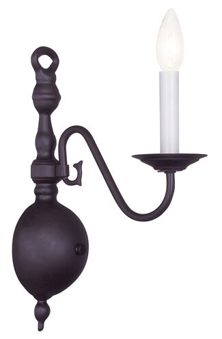 Williamsburgh 1 Light 5 inch Bronze Wall Sconce Wall Light