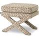 Cordoba 19.69 inch Harley Leopard Beige Stool