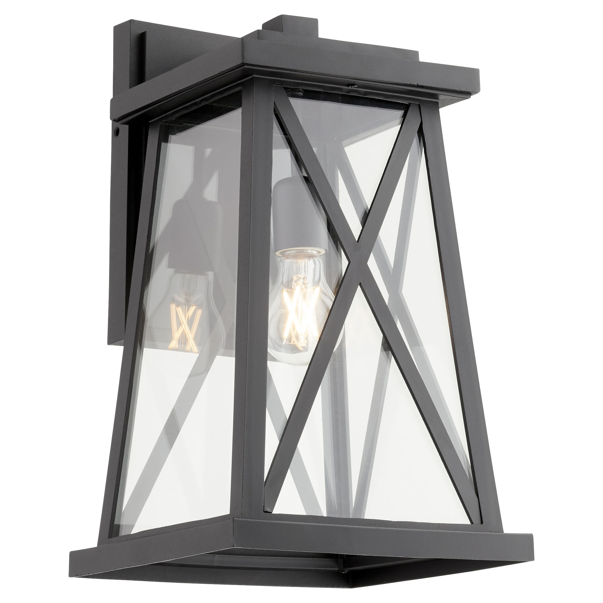 Artesno 1 Light 16 inch Textured Black Outdoor Wall Lantern