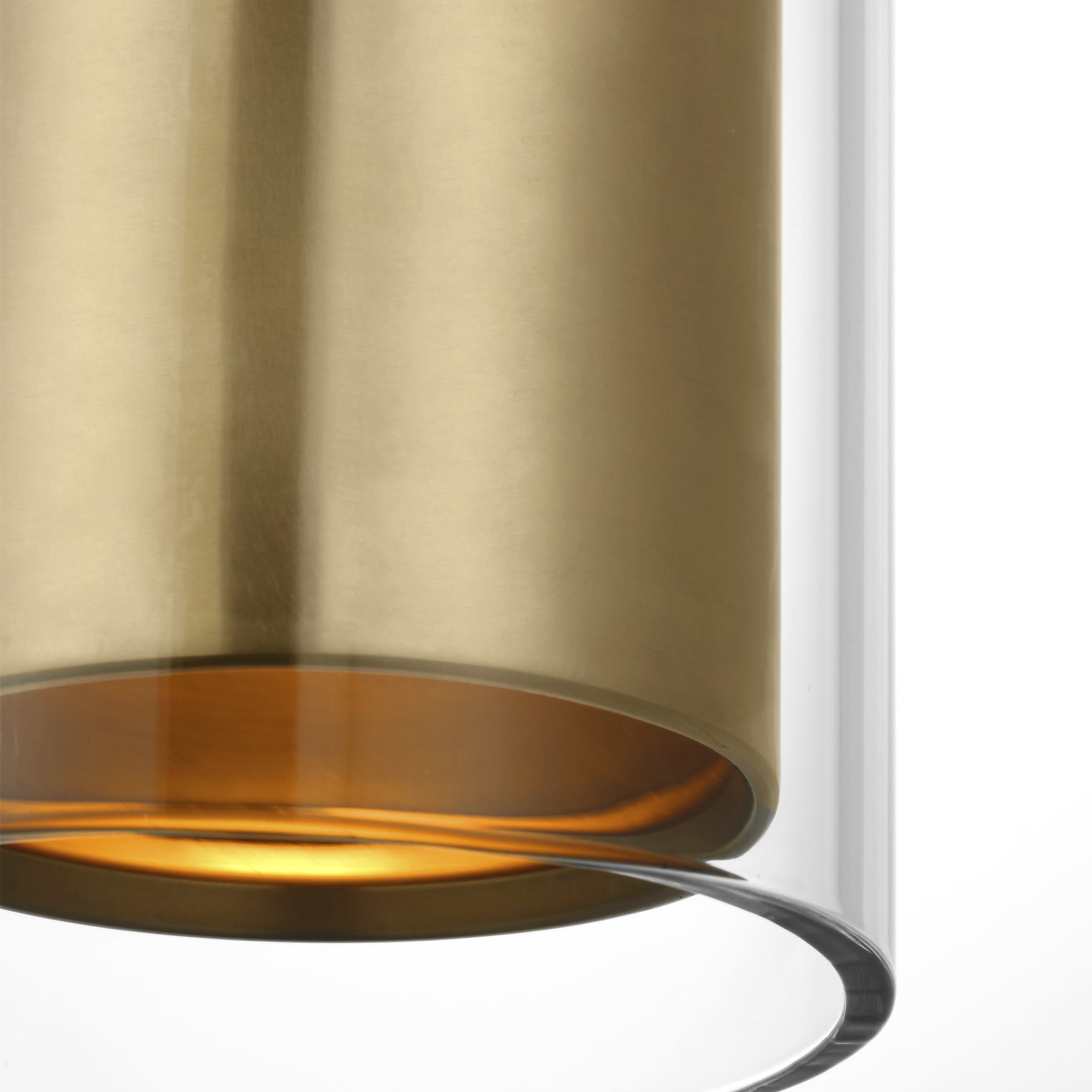 Mick De Giulio Tala LED 6 inch Hand-Rubbed Antique Brass Pendant Ceiling Light