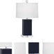 Small Harvey 19.13 inch 60 watt Midnight Blue Accent Lamp Portable Light