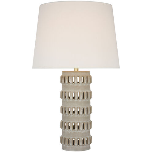 Chapman & Myers Mullin 31 inch 15 watt Dusted Stone Table Lamp Portable Light