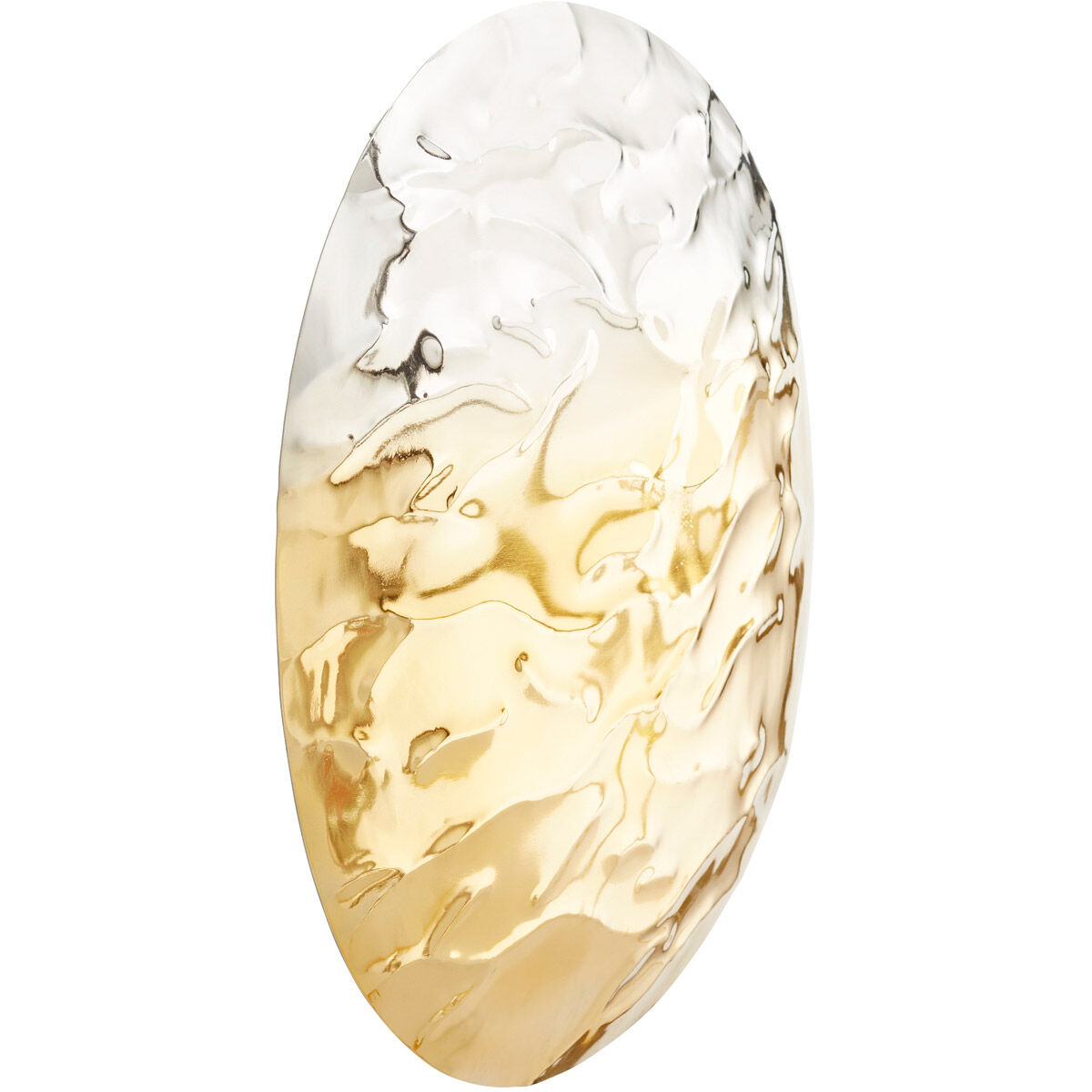 Ripple Silver and Gold Wall Decor, Large