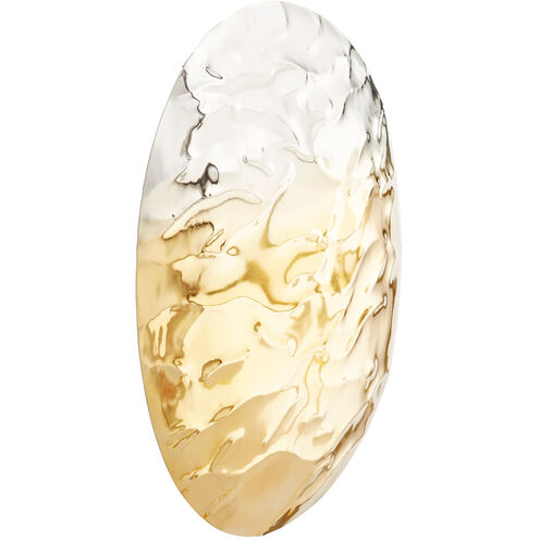 Ripple Silver and Gold Wall Decor, Large