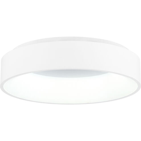 Arenal LED 18 inch White Drum Shade Flush Mount Ceiling Light