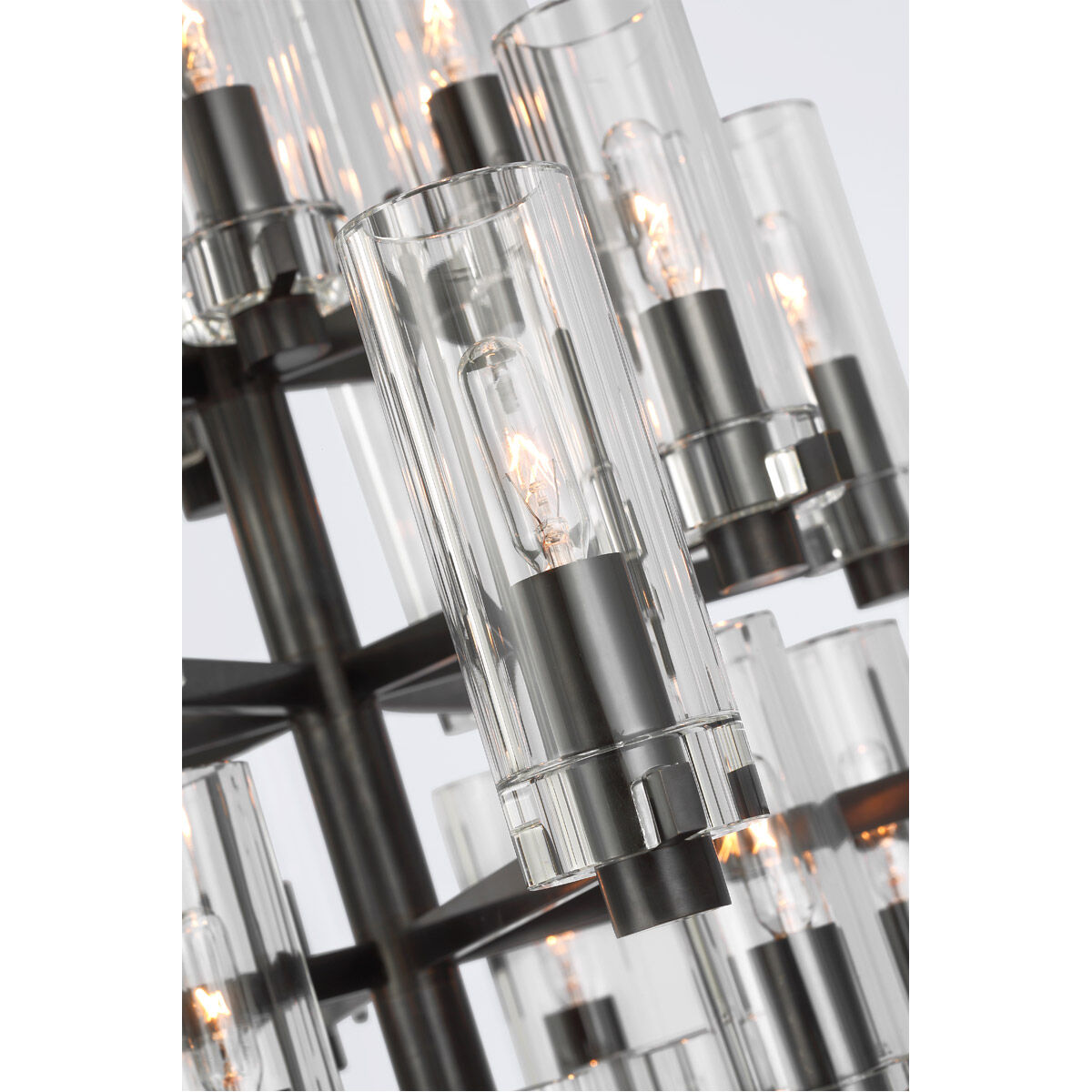 Chapman & Myers Sonnet LED 32 inch Bronze Chandelier Ceiling Light, Medium