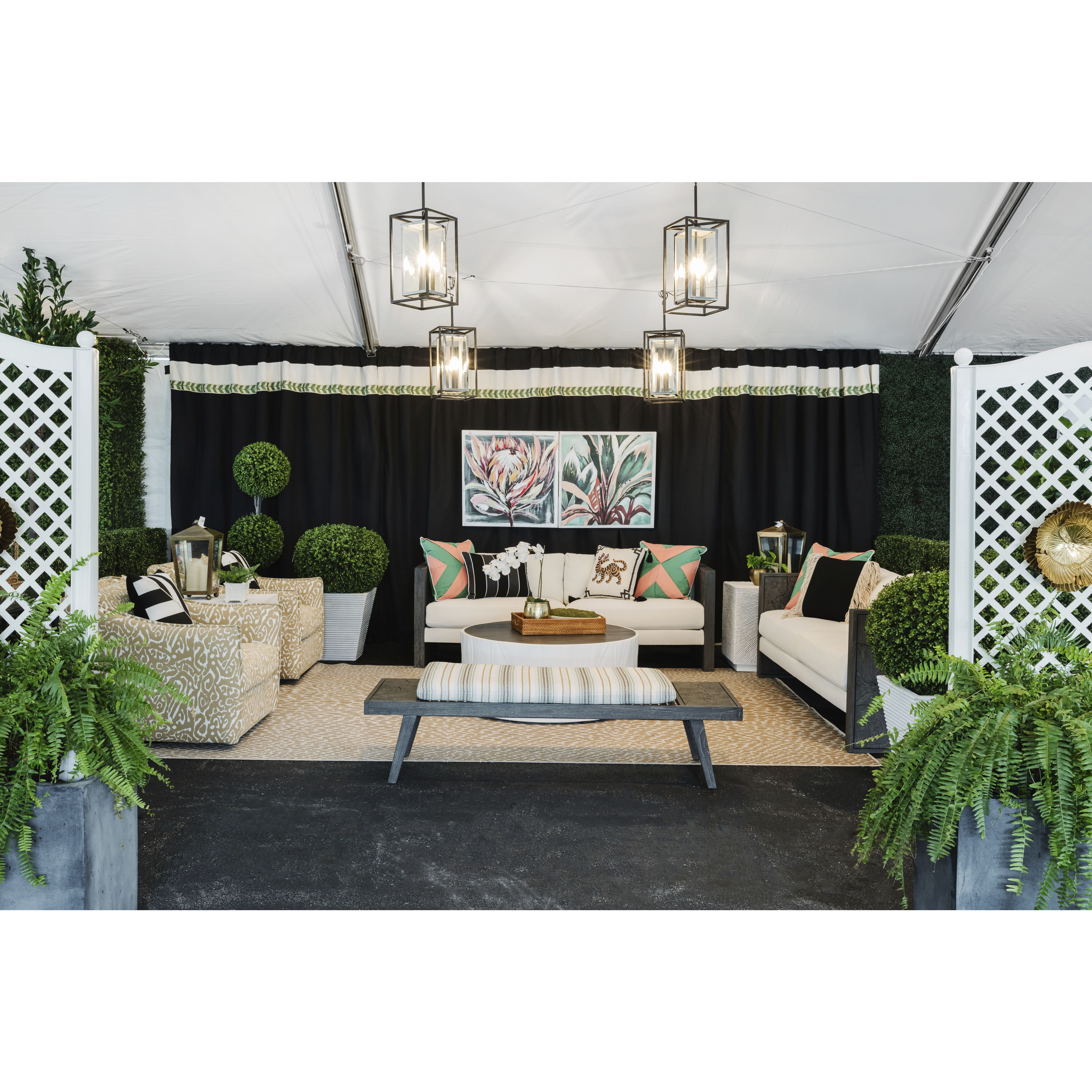 Morgan 3 Light 11 inch Bronze With Polished Stainless Outdoor Pendant