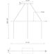 Marquee LED 0.63 inch White Linear Pendant Canopy System Ceiling Light
