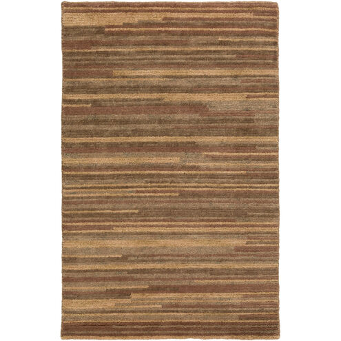 Gradience 63 X 39 inch Camel, Tan Rug