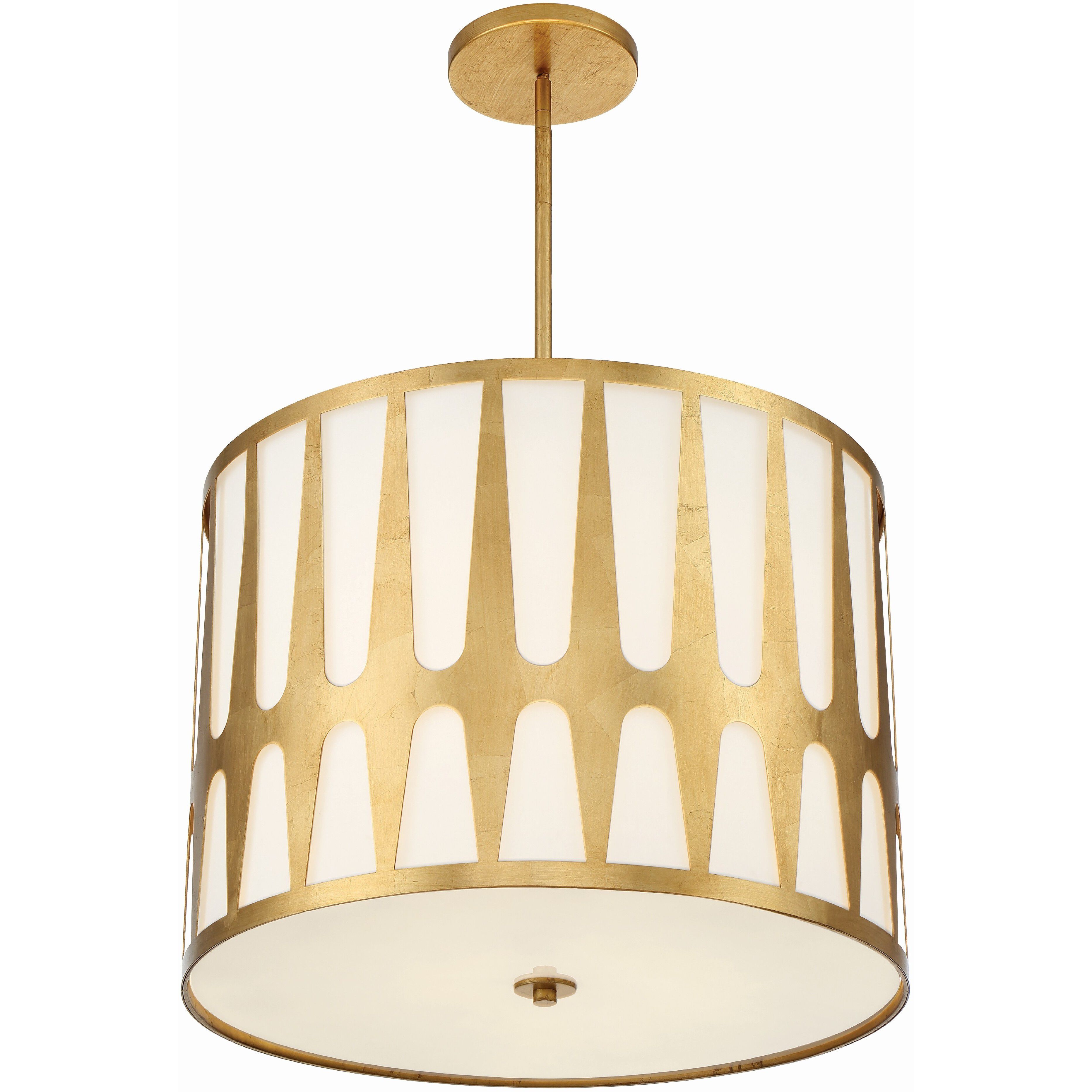 Royston Pendant Ceiling Light in Antique Gold