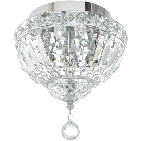 Stefania 2 Light 8 inch Chrome Bowl Flush Mount Ceiling Light
